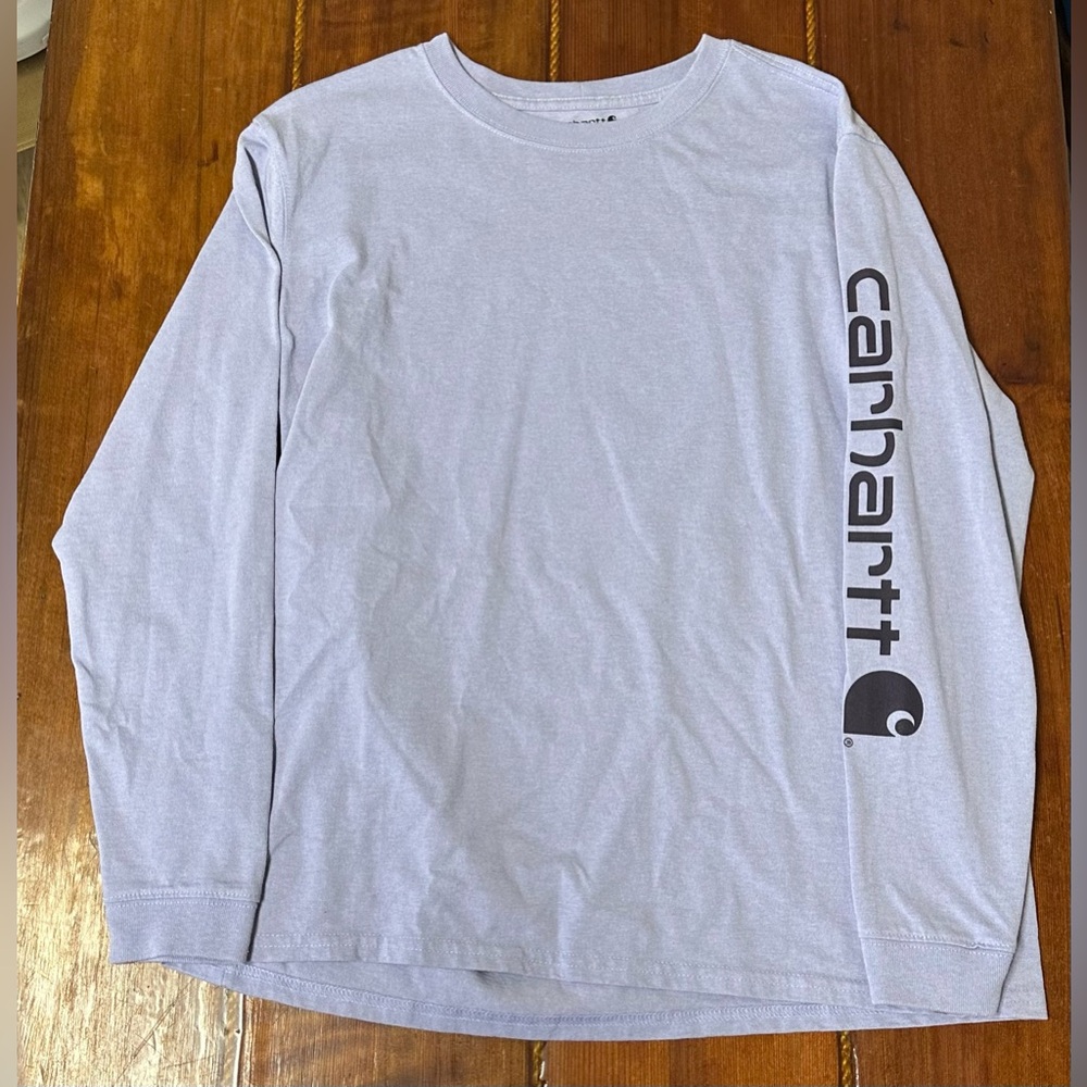 Women’s Carhartt Lavender Long Sleeve T-shirt Large (12-14)